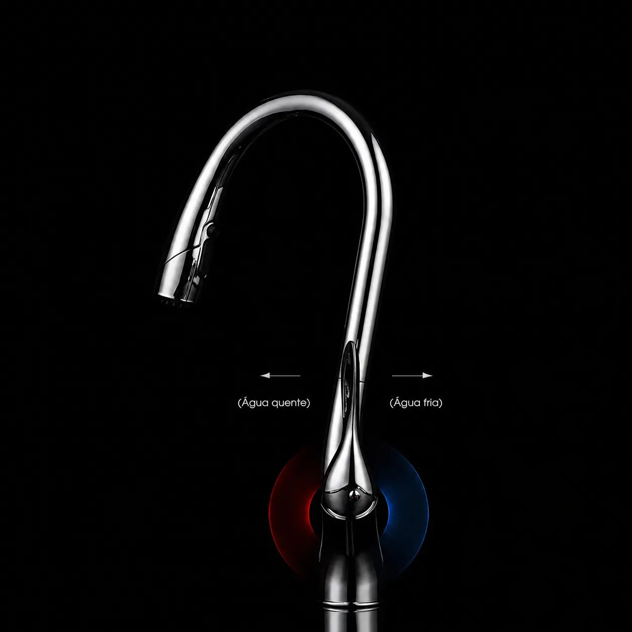 Torneira de Cozinha Inteligente Touch Monocomando Extensível - Savelli