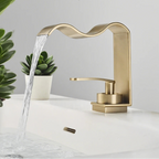 Torneira para Banheiro Misturador Monocomando Cascata Curva - Savelli