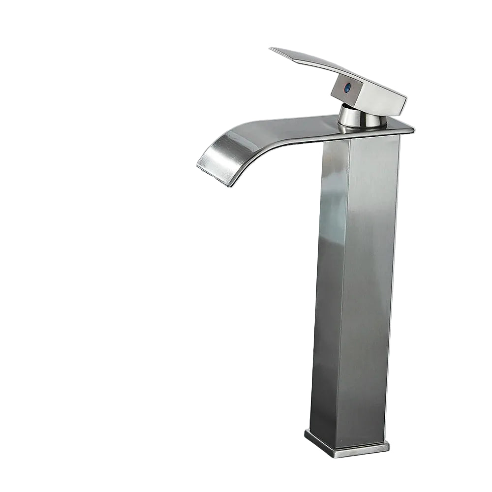 Torneira para Banheiro Misturador Monocomando Cascata Bica Alta para Cuba de Apoio - Savelli