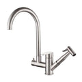 Torneira para Cozinha Misturador Bica Alta com Ducha Extensível Pressurizada em Aço Inox - Savelli