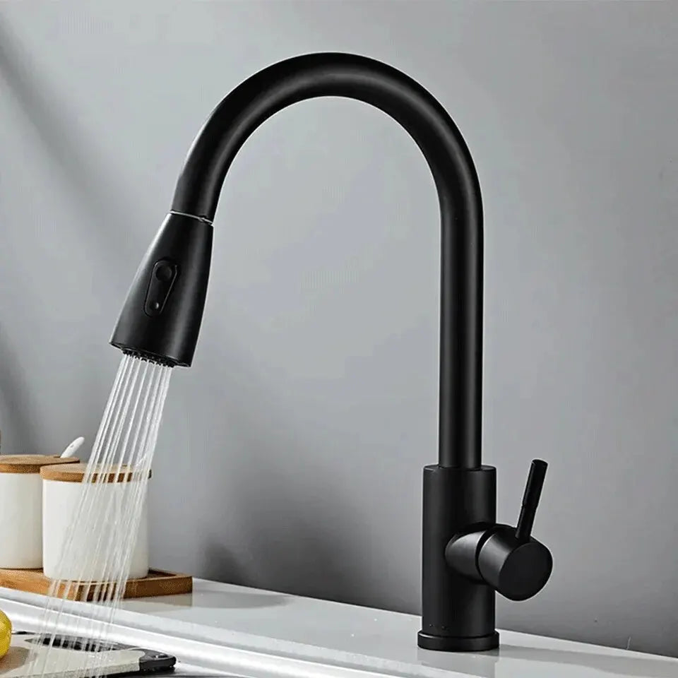 Torneira de Cozinha Gourmet Monocomando Extensível Aço Inox - Savelli