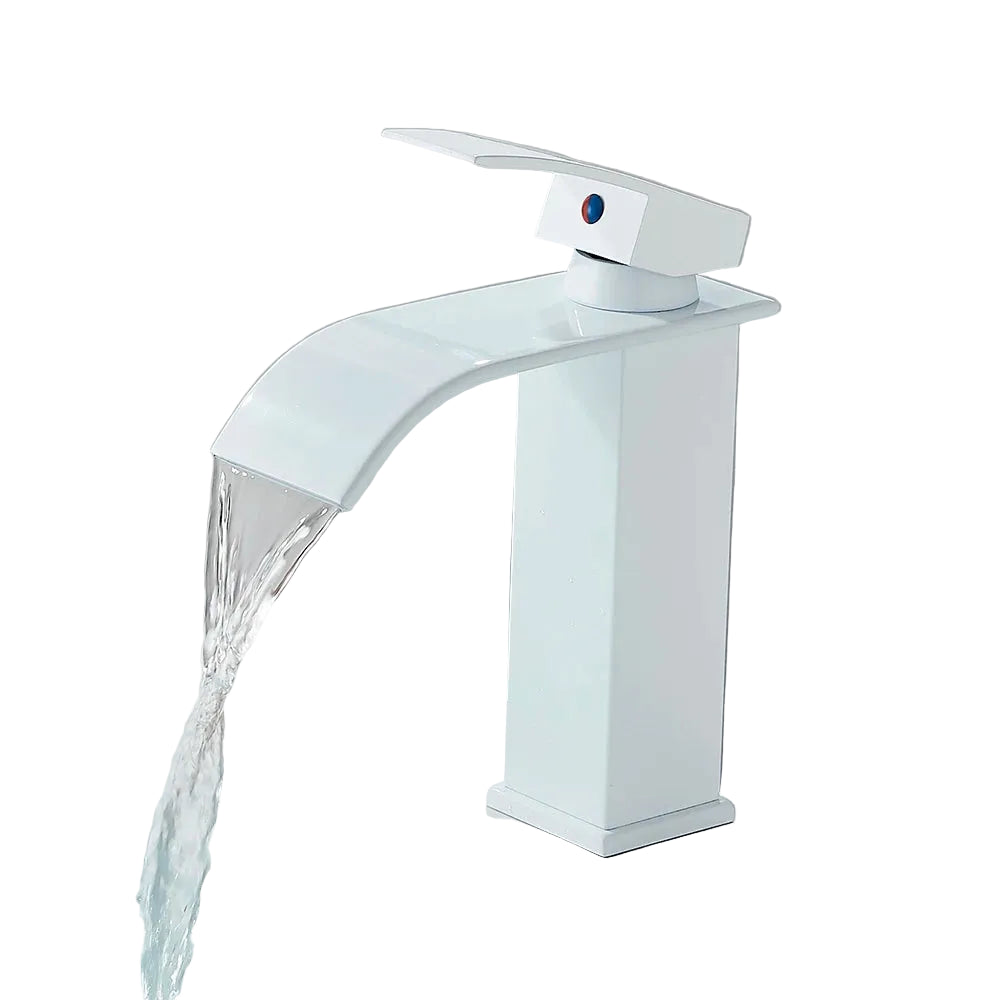 Torneira para Banheiro Misturador Monocomando Cascata Bica Baixa para Cuba de Embutir - Savelli