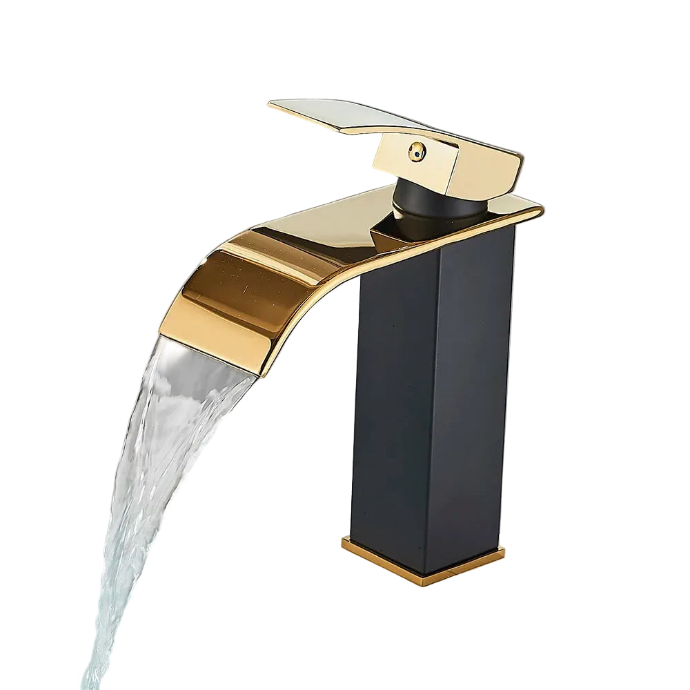 Torneira para Banheiro Misturador Monocomando Cascata Bica Baixa para Cuba de Embutir - Savelli