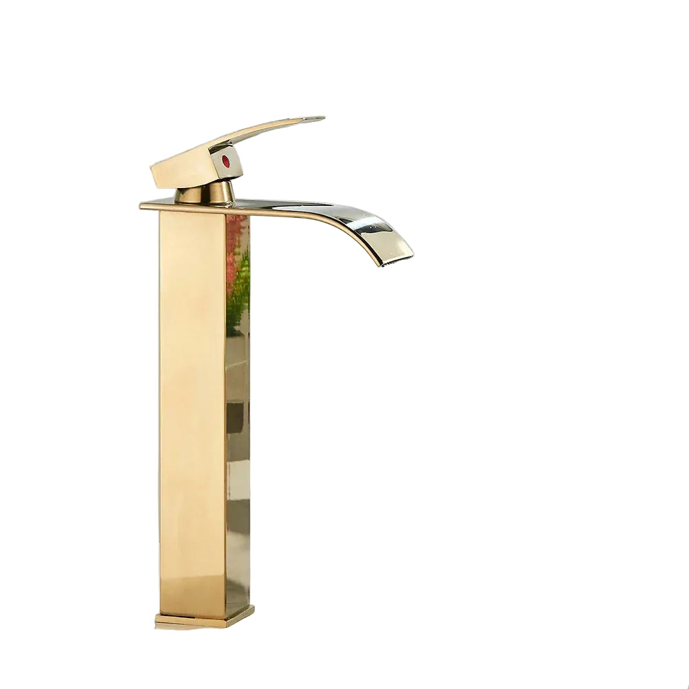 Torneira para Banheiro Misturador Monocomando Cascata Bica Alta para Cuba de Apoio - Savelli