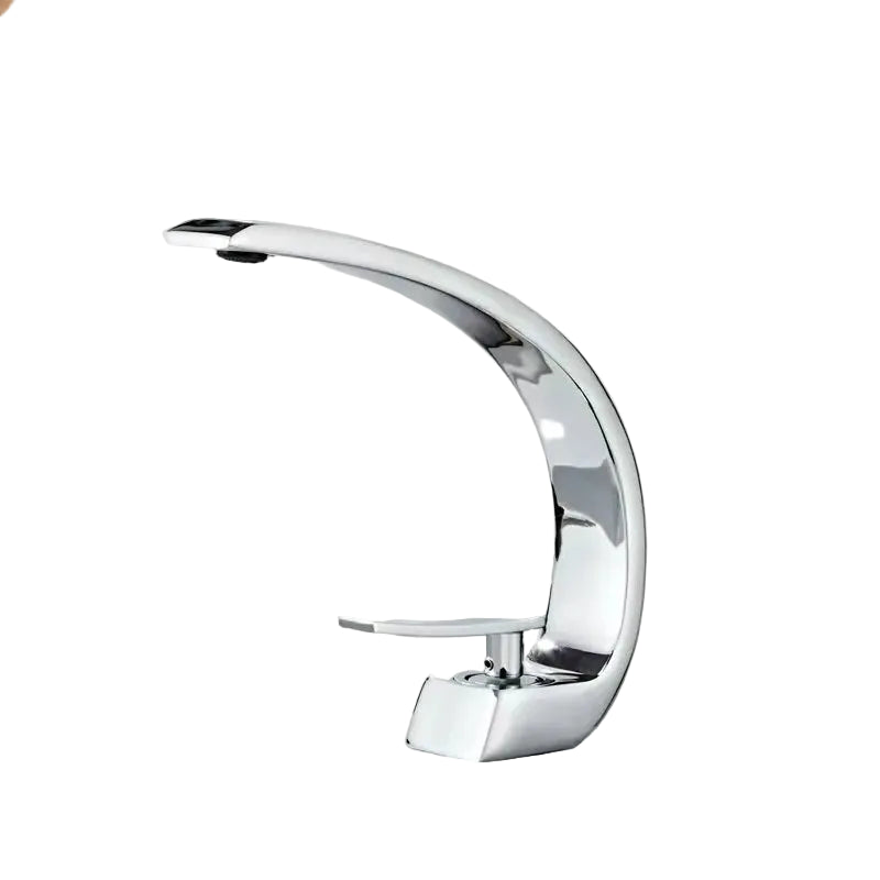 Torneira de Lavabo Misturador Monocomando Silhueta Curva Contemporânea - Savelli