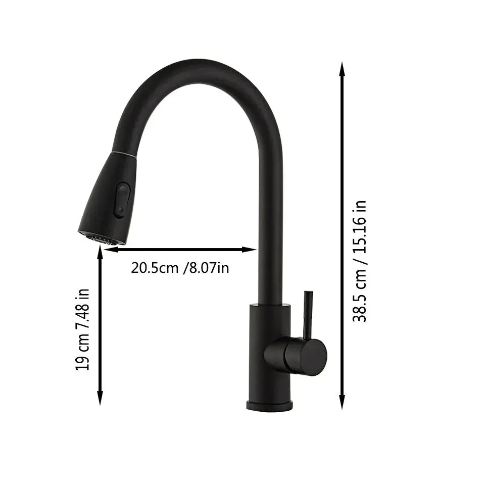 Torneira de Cozinha Gourmet Monocomando Extensível Aço Inox - Savelli