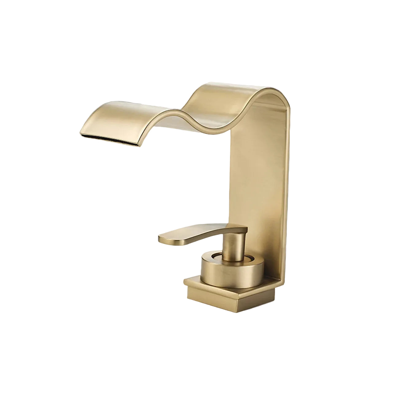 Torneira para Banheiro Misturador Monocomando Cascata Curva - Savelli
