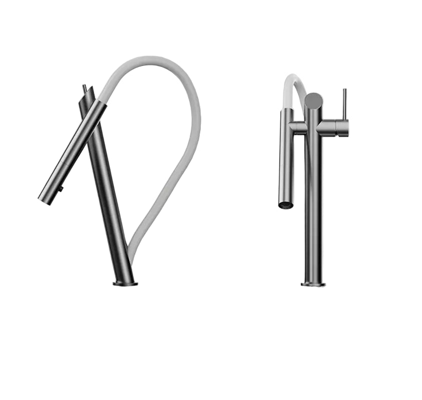 Torneira de Cozinha Gourmet Monocomando Extensível Flexível com 2 Jatos - Savelli