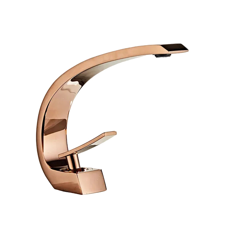 Torneira de Lavabo Misturador Monocomando Silhueta Curva Contemporânea - Savelli