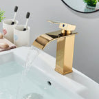 Torneira para Banheiro Misturador Monocomando Cascata Bica Baixa para Cuba de Embutir - Savelli