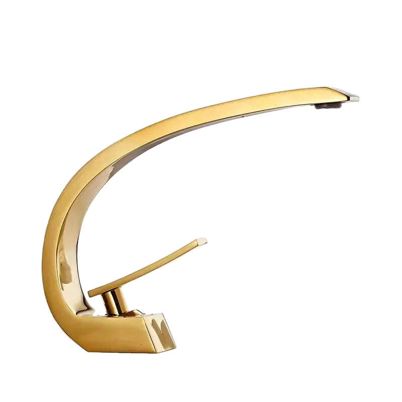 Torneira de Lavabo Misturador Monocomando Silhueta Curva Contemporânea - Savelli