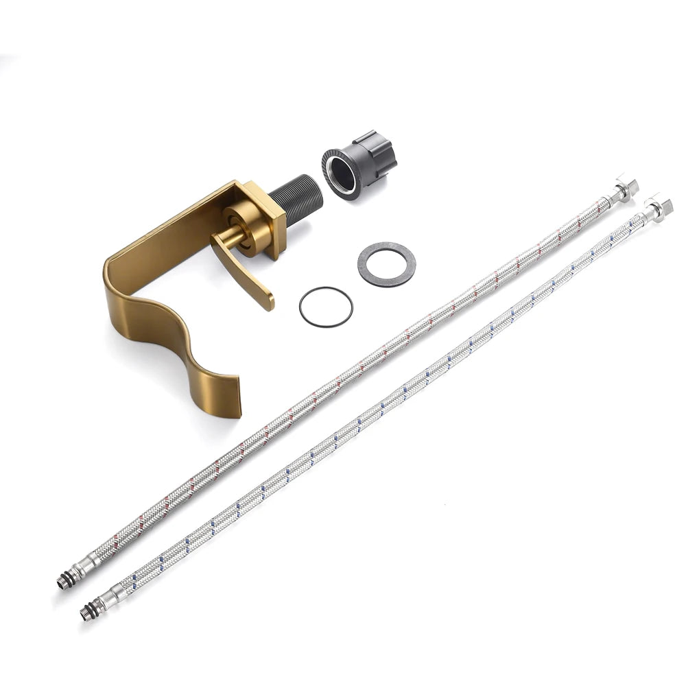 Torneira para Banheiro Misturador Monocomando Cascata Curva - Savelli