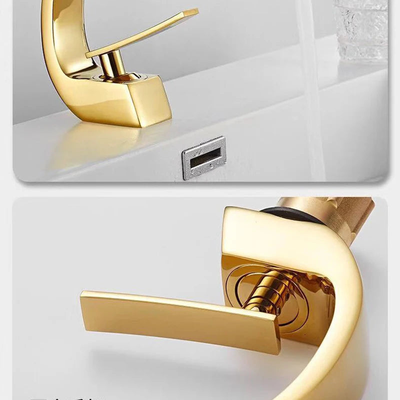 Torneira de Lavabo Misturador Monocomando Silhueta Curva Contemporânea - Savelli