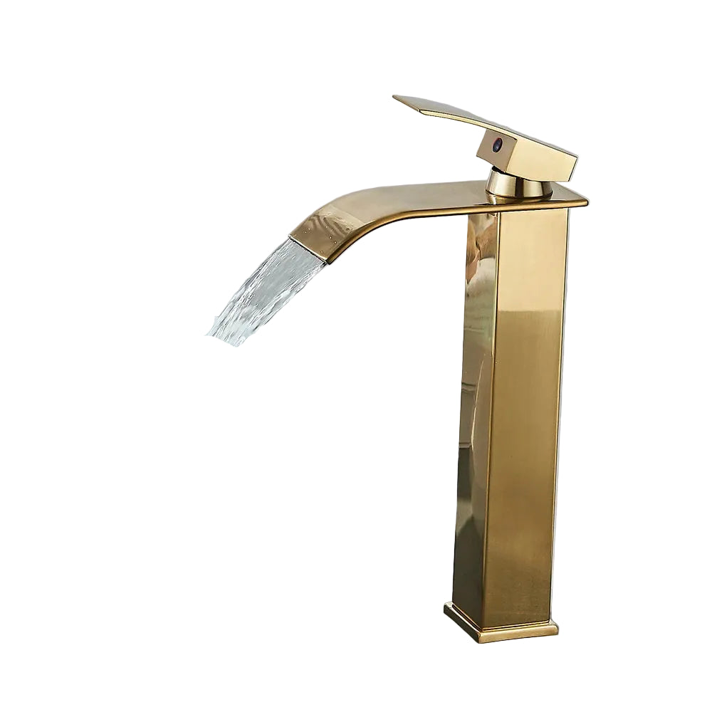 Torneira para Banheiro Misturador Monocomando Cascata Bica Alta para Cuba de Apoio - Savelli
