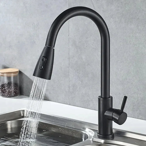 Torneira de Cozinha Gourmet Monocomando Extensível Aço Inox - Savelli