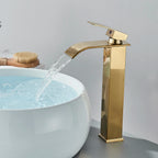 Torneira para Banheiro Misturador Monocomando Cascata Bica Alta para Cuba de Apoio - Savelli