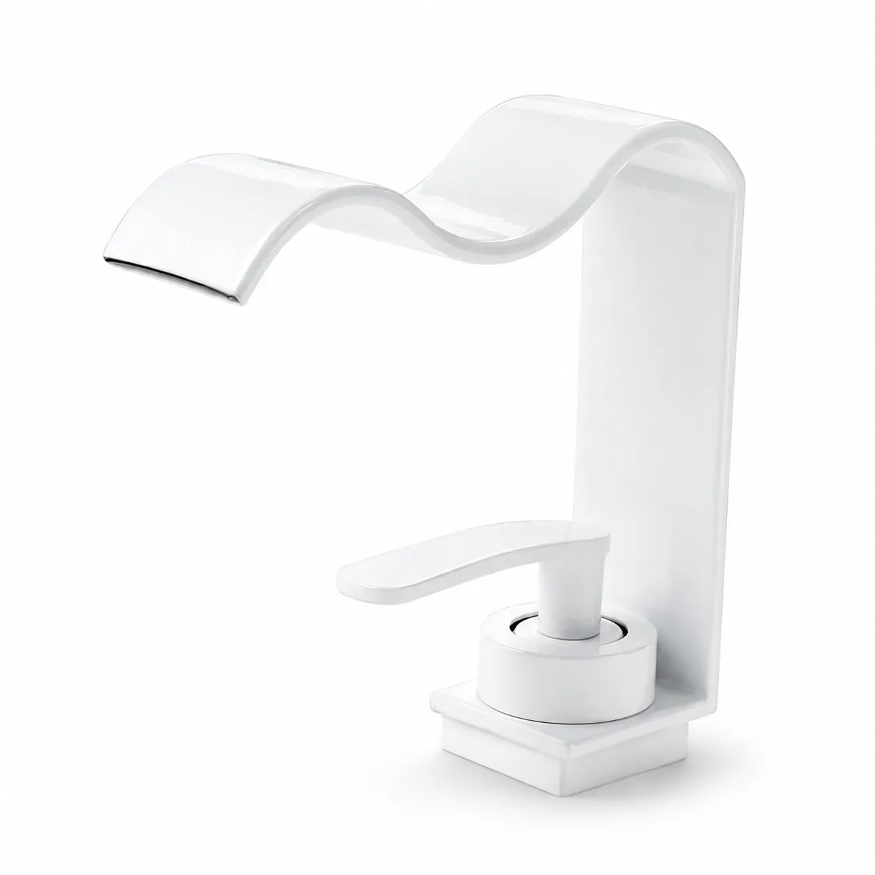 Torneira para Banheiro Misturador Monocomando Cascata Curva - Savelli